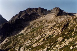 Vielha aldeko igoeraren pasarte bat