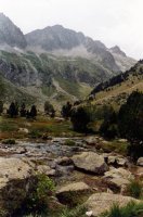 Vielha aldeko ibilbidearen pasartea