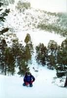 Laguna Negra igoerako korridoretik