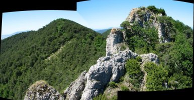 Panoramika laburra, Antxorizeko haitzetatik