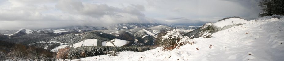 Areetza gailurreko panoramika