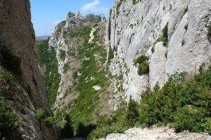 Palomares - Larrasa zeharkaldia: atakako jaitsiera hegoaldera