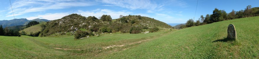 Hegoaldeko lepoko panoramika