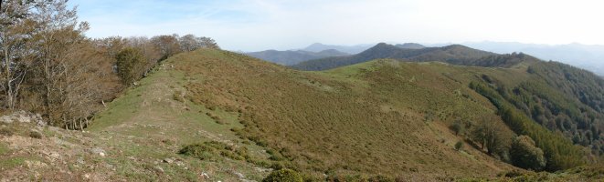 Azkua aldeko bizkarretik