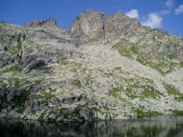 Garguilhs de Sus aintzira Agulhes de Colomèrsen oinean