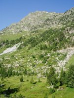 Agulhes de Lòssa ipar-ekialdetik ikusita