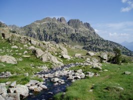 Lòssako tontorrak hegoaldetik ikusita