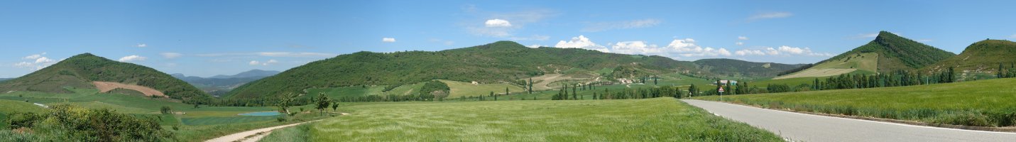 Hegoaldeko isurialdea, errepidetik