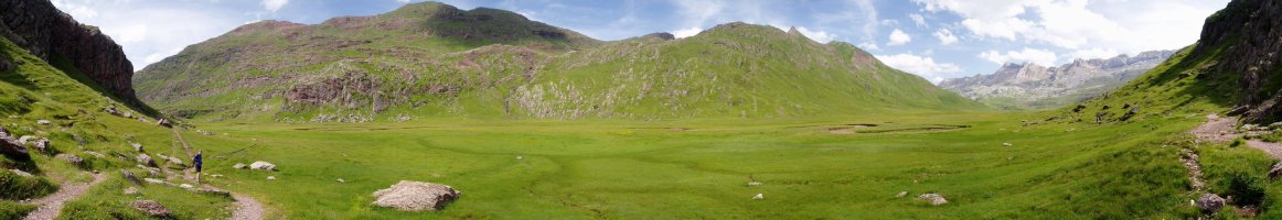 Aguas Tuertasen ikuspegi zabala ipar-mendebaldeko ertzetik gertu