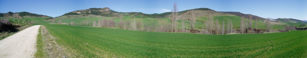 Elortzibar aldeko paisaia