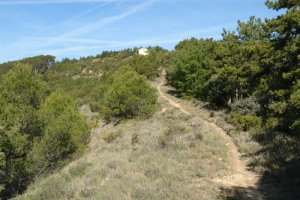 San Migel ermitara igotzeko bidea, Ekialdeko bizkarretik gora