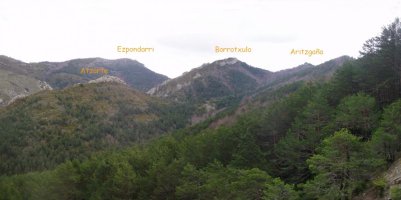 Areta sakaneko panoramika