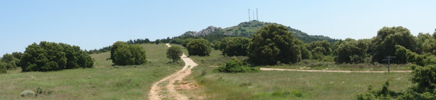 Mendebaldeko zelaietatik ikusita