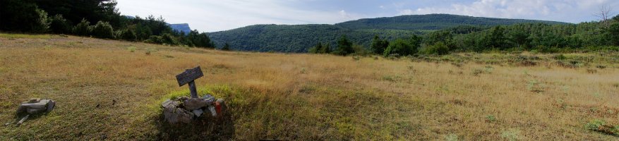 GR-ren txarteltxoa Koronas mendateko bidean