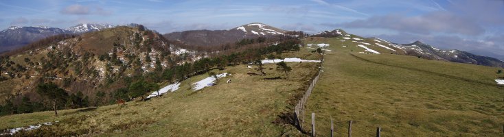 Laztegi, Okoro, Artsal eta Argintzu Enekorri lepoko inguruetatik