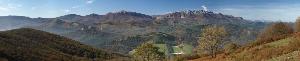 Altzania, Aizkorri eta Aloña gailurratik ikusitak