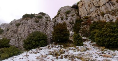 Azken haitzen hasiera, eta tximinia