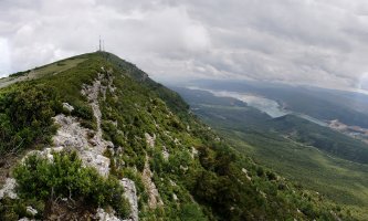 Gailurra eta Esako urtegia, mendebaldetik