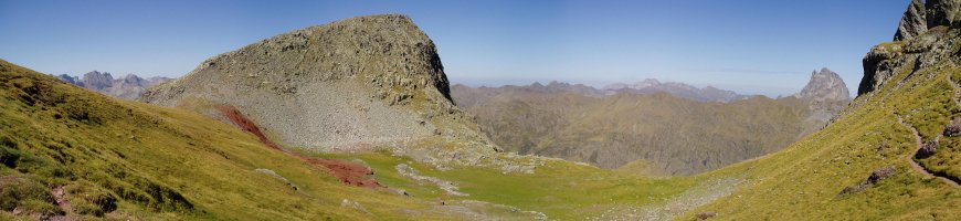 Rojo lepotik ipar-mendebaldera ikuspegia