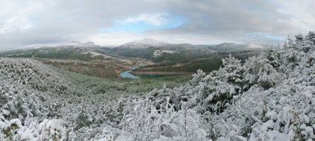 Nagore eta Labiako mendiak Zaziaingo gailurretik