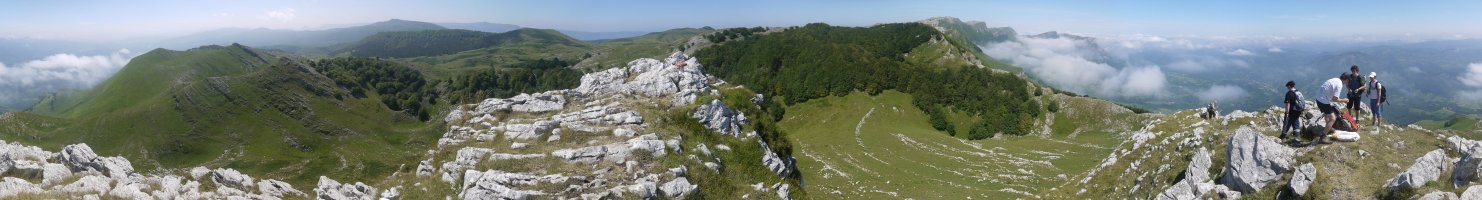 360ºko panoramika tontorretik