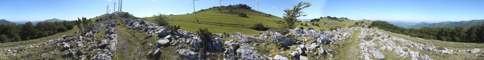 Aritz eta Kornieta arteko paisaia (360ºko panoramika)