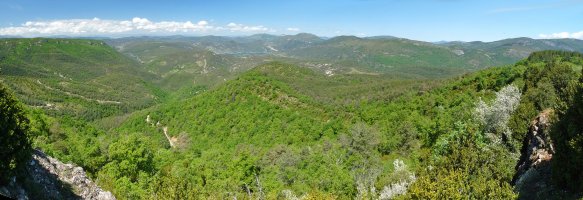 Itoitz inguruko paisaiak Mendigañatik