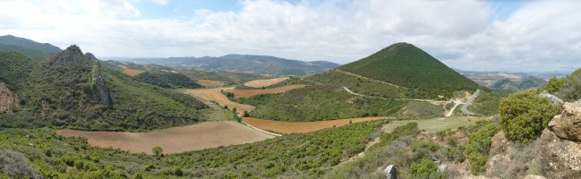 Txapardia eta inguruko mendiak San KIriakotik