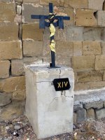 Santo Kristo ermitaren hondakinak Kaparroson