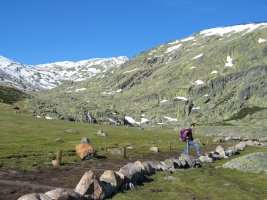 Prados de Las Pozas eta zirkorako bide nagusia