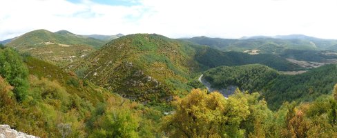 Saigots eta Urtasun arteko arroila, Oiezkiko gainaldetik