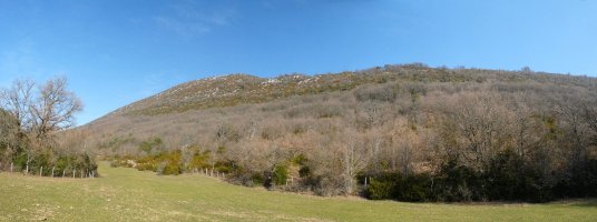 Aramaiako hegoaldeko hegia, Uritz aldetik