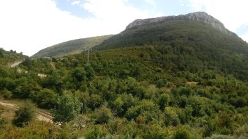 Josepita lepoa eta Pausaran mendia Imizkotz aldetik