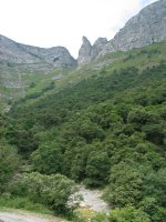 Tertanga aldeko igoerabidearen ikuspegia