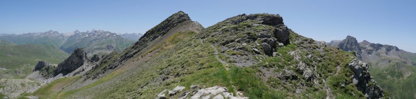 Pic d'Anéou mendebaldeko gandorretik