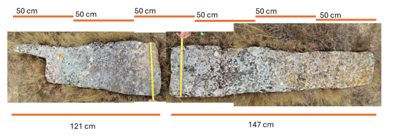 MONOLITO DE PIEDRAFITA; FOTOMONTAJE