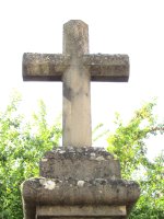 Gurutzea Santo Kristo ermita aurrean, Santikurutze Kanpezu