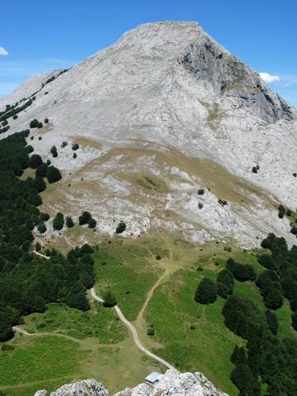 Anboto Iparraldeko ertzetik