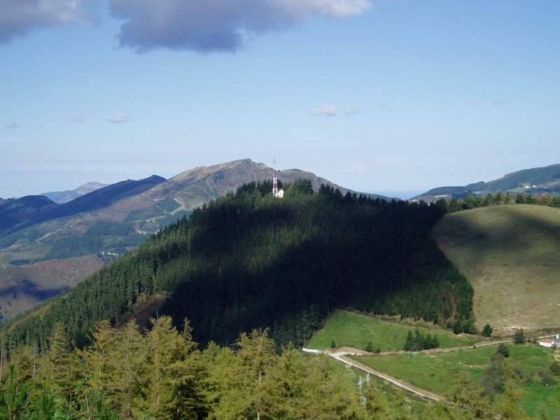 Azkonabietatik ikusita