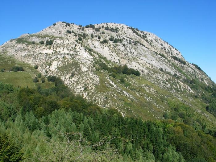 Azpeitia aldeko isurialdea Xoxote aldetik