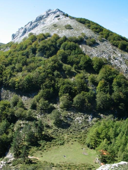 Iparraldeko isurialdea Andarto Txikitik ikusita