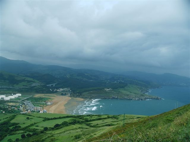Vistas de la playa de La Arena