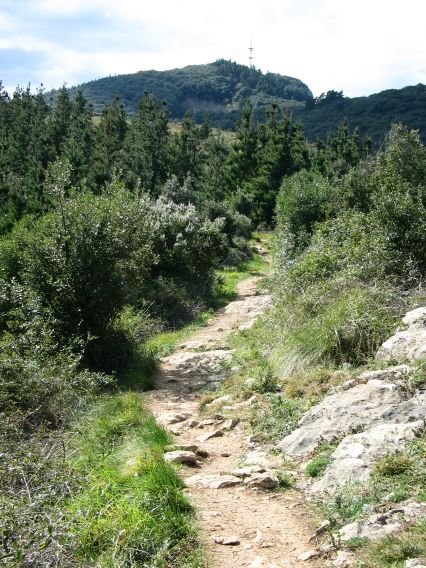 Lekeitio aldeko bideko pasarte bat