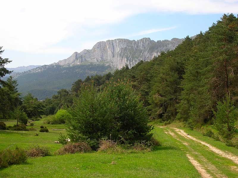 A nuestra espalda dejamos Peña Karria.