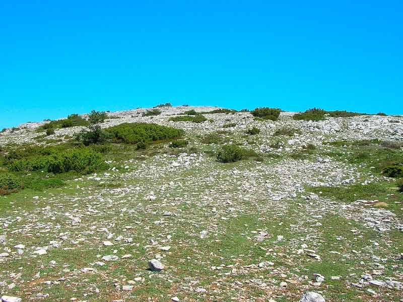 Ascenso desde el collado de Coronas.