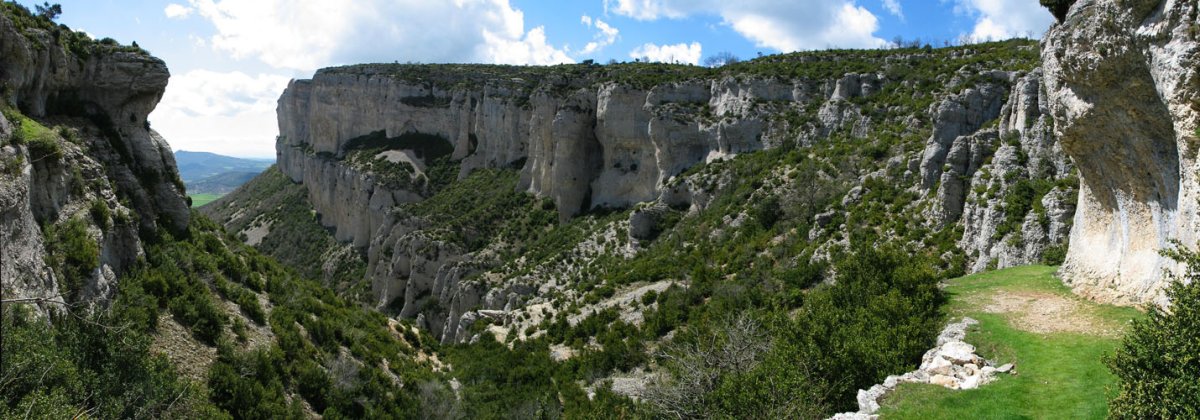 Santiagoren ermitaren aldeko ikuspegia igoerako ataka pasata.