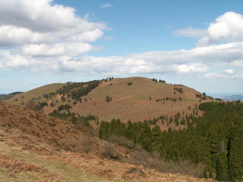 Ganeran Pico de la Cruz-erako bidetik / Ganeran desde el camino al Pico de la Cruz