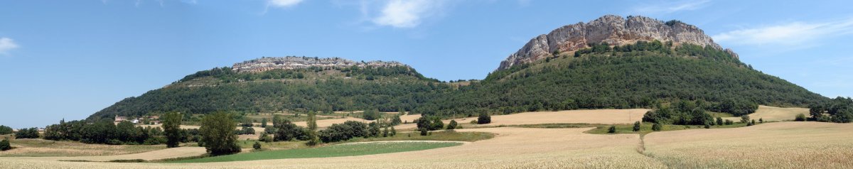 El Santo eta Muela hegoaldetik ikusita