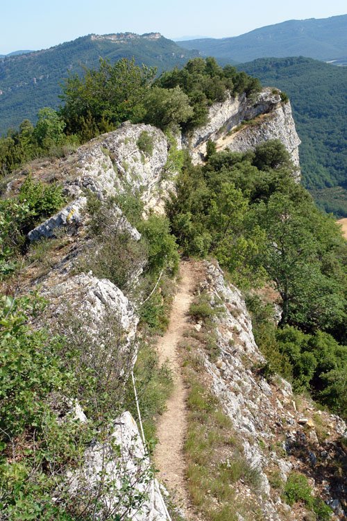 Bidea gandorrera heltzen denean