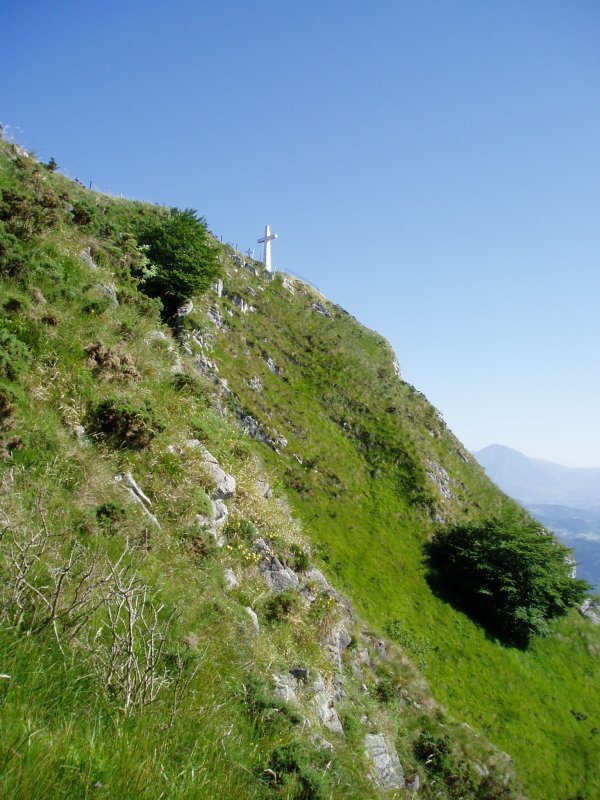 Gurutzea iparraldetik ikusita